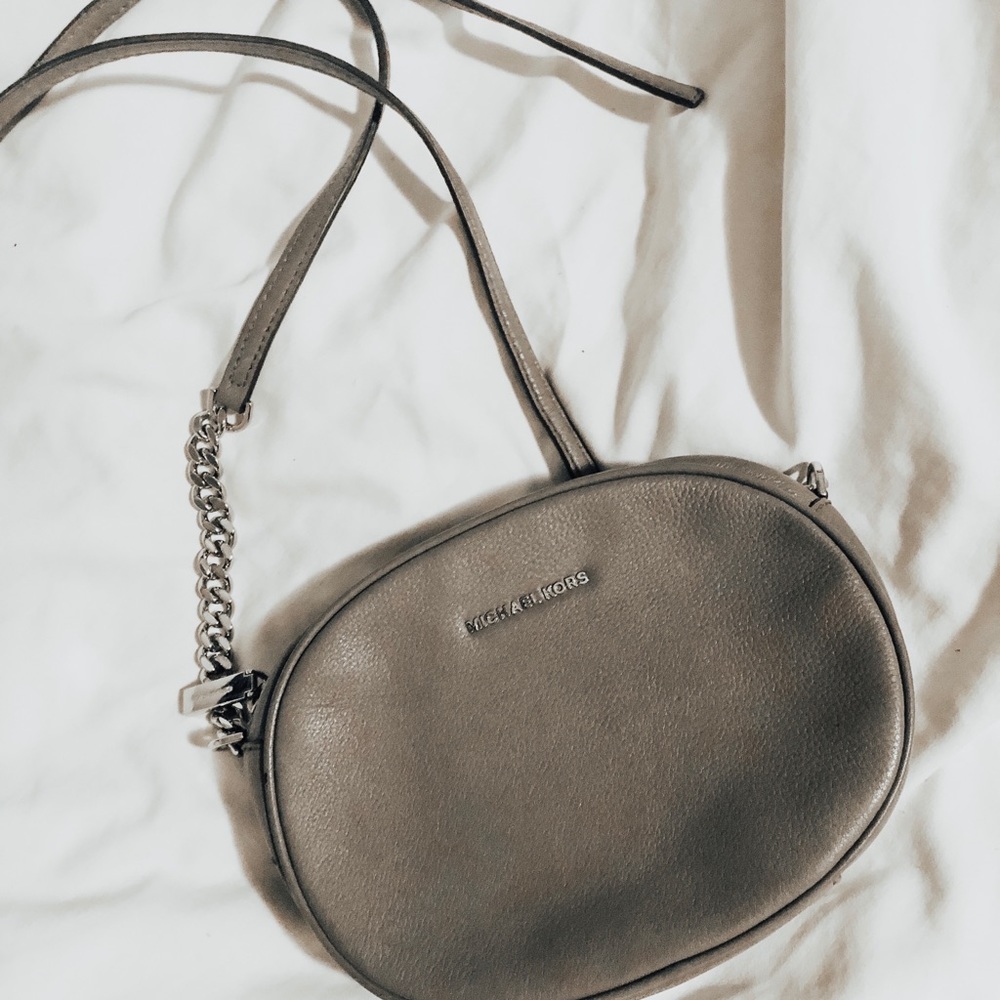 Michael Kors Grey Crossbody Bag
